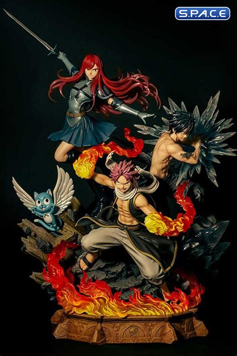 Fairy Tail Concept Masterline Natsu, Gray, Erza and Happy Deluxe …