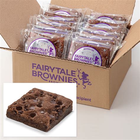 Fairy brownies. Fairytale Brownies Thinking of You Deluxe Medley Individually Wrapped Gourmet Chocolate Food Gift Basket for Sympathy Good Luck or All-Occasion - Full-Size, Snack-Size and Bite-Size Brownies - 30 Pieces - Item CT325. Butter,Chocolate. 4.5 out of 5 stars. 8. $83.95 $ 83. 95 ($1.64 $1.64 /Ounce) FREE delivery Tue, Jan 16 . 