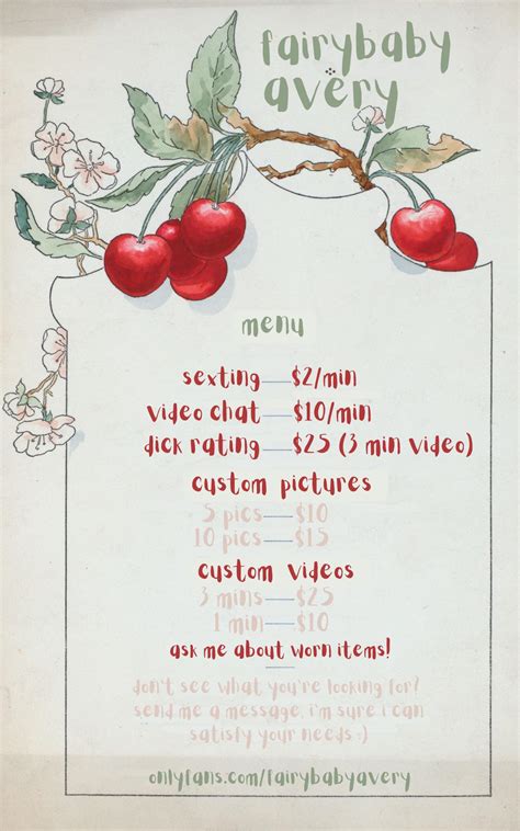 Fairybabyavery Onlyfans Leaked (SEX) 🍌