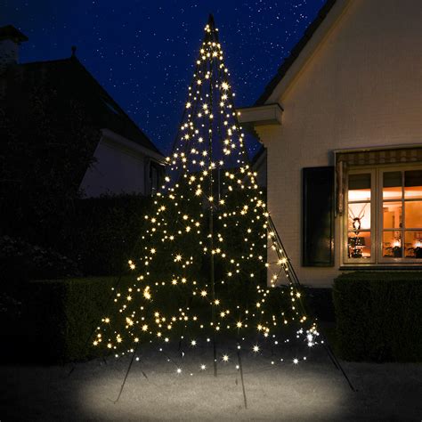 Fairybell kerstboom met mast, 3 m 360 LEDs. Lampen24.be