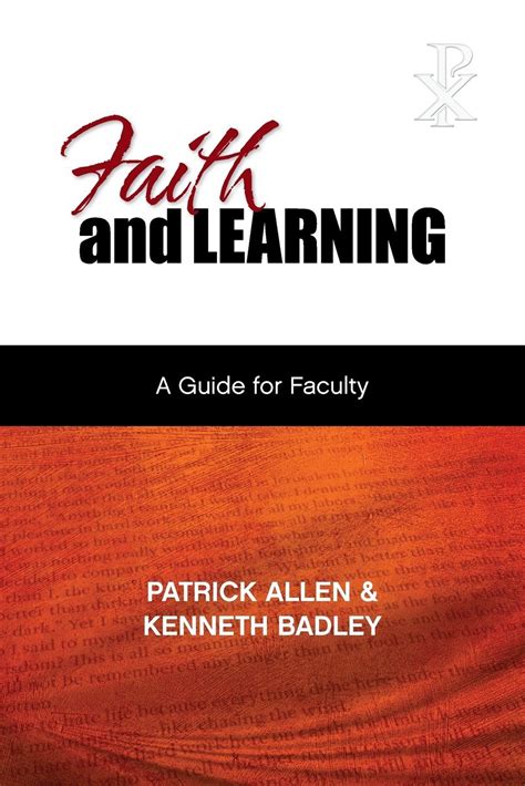 Faith and learning a practical guide for faculty. - Betrieb service und teile handbuch mies produkte.