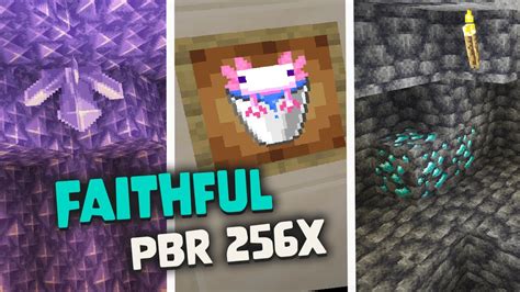 Faithful PBR 256x for Minecraft 1.16.3 - TLauncher