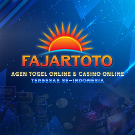 Fajartoto agen togel terpercaya no 1 di indonesia. Bandar togel terpercaya.