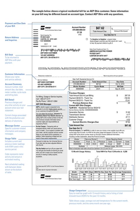 Fake, Utility Bill from AEP. We can customize it with your name
