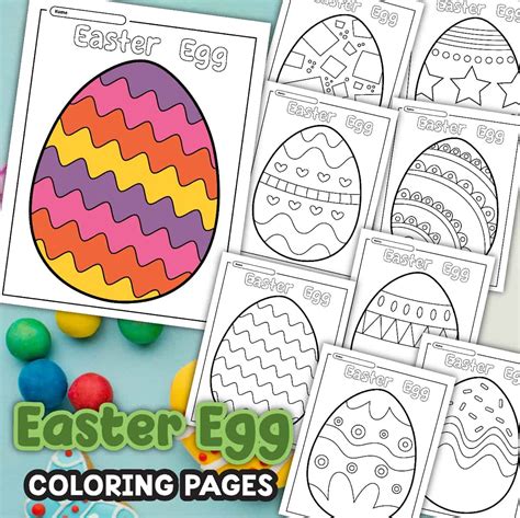 Fake Easter Eggs For Coloring