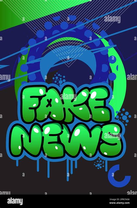 Fake News Graffiti tag Stock Vector Image & Art Alamy