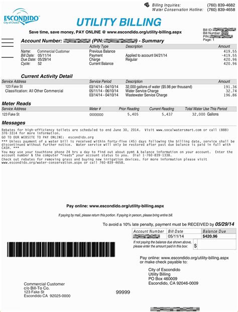 Fake Utility Bill Template Free Of Pin by Verification Documents On