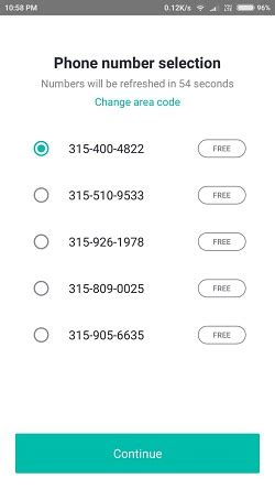 The best free way to get a burner number. Google V
