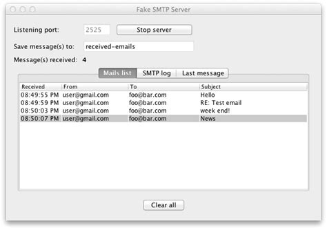 Fake smtp server java.  Overview FakeSMTP is a Free Fake SMTP Server with GUI for testing ...