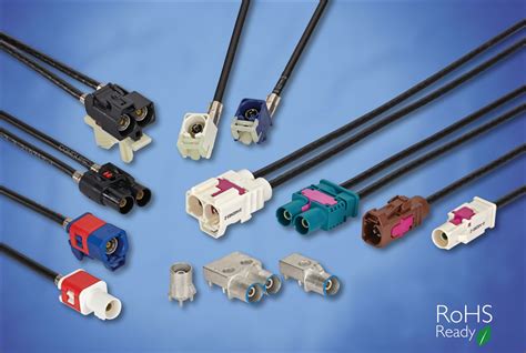  The latest generation of FAKRA connectors