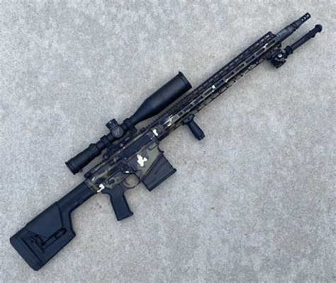 Falkor Petra AR-15 Type Rifle, 300 Win. Mag, Grey, 22in DRACOS Composi