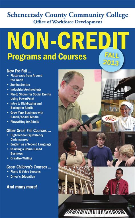 Fall 2013 NonCredit Course Guide by SUNY Schenectady County Community