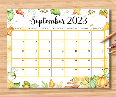2023 blank and printable Calendar in PDF format. The calendars are 