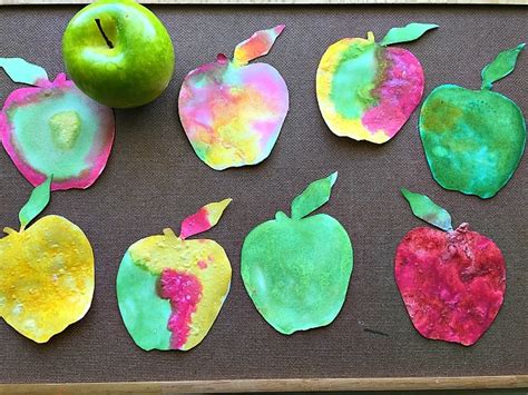 Fall Activities for Kids : Fizzing Apple Art Fun Littles