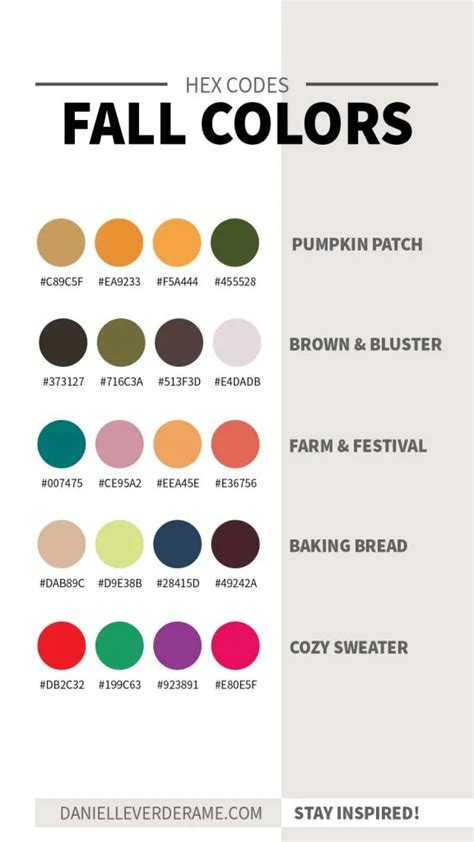 Fall Color Palettes to Help You Hail the Great Pumpkin with Hex Codes