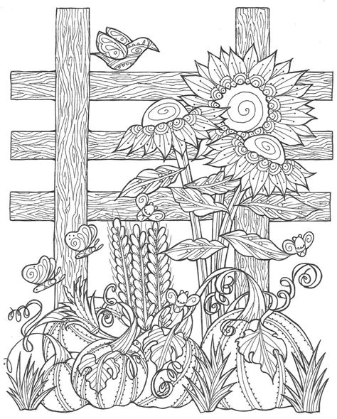 Fall Coloring Sheets Adults
