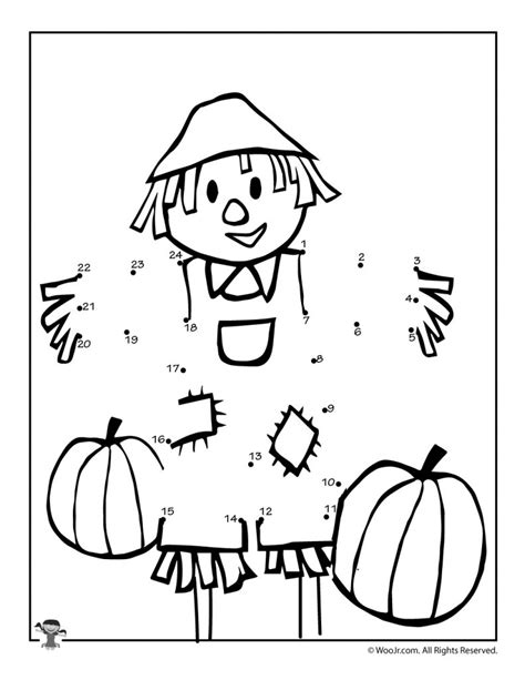 Fall Dot To Dot Printables Free