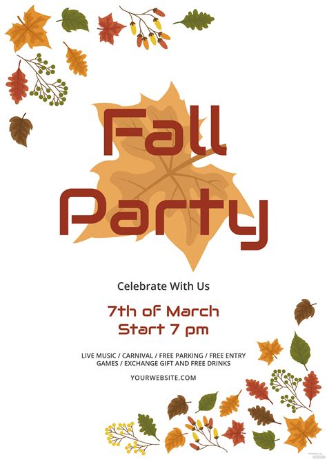 Fall Flyer Template Free