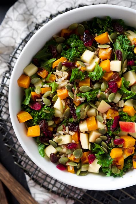 Fall Harvest Salad with Apple Cider Vinaigrette Dressing