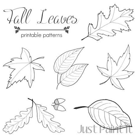Fall Leaf Patterns Just Paint It Blog