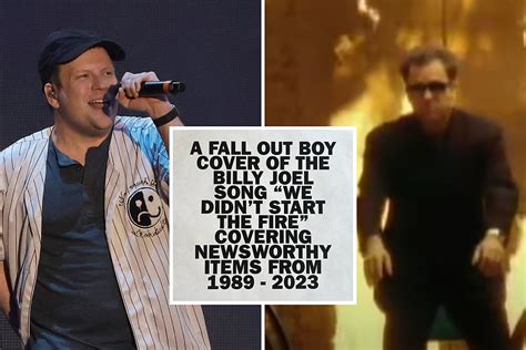 Fall Out Boy releases cover of Billy Joel's 'We Didn't Start the Fire,' to mixed reviews