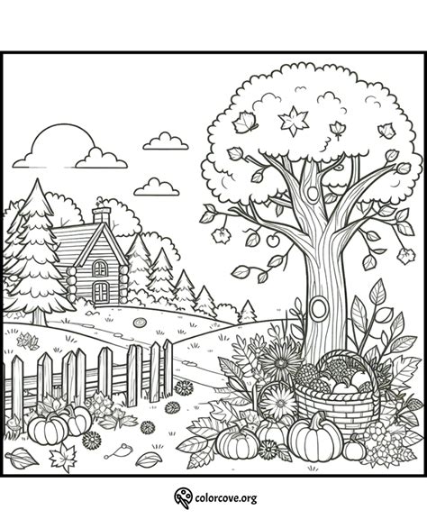 Fall Themed Coloring