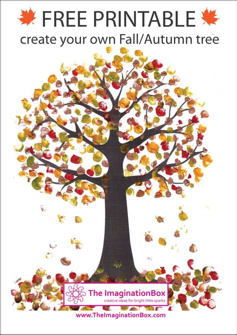 Fall Tree Pattern Printable