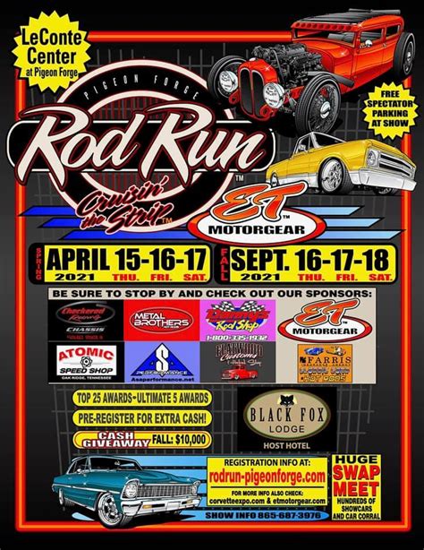 Rod Run dates for 2023 are set. The spring Rod Run will be Friday