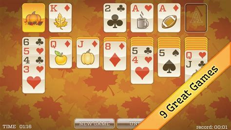 Fall solitaire. Three Card Klondike is One Card Klondike Solitaire on solitaire steroids! Three Card Klondike is perfect for solitaire players who love the original solitaire game but are looking for a free online card game that is a little bit harder to test their abilities on. Unlike the other Klondike Soliatire games that have been played on 247 Klondike ... 