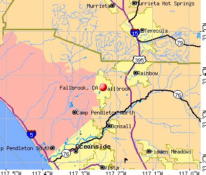 Fallbrook, CA City Data Population, Maps, Homes, Statistics