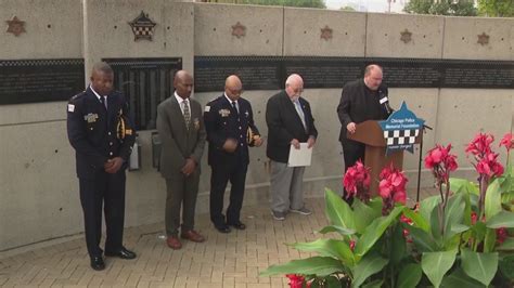 Fallen CPD Officer Preston becomes 600th name added to Gold Star Memorial Wall