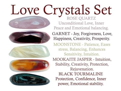 Falling in Love Crystals - Etsy