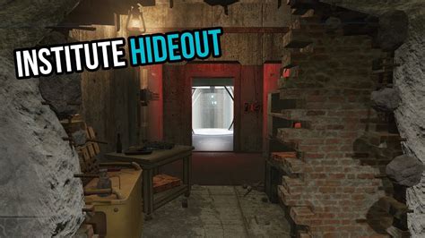 Fallout 4 - Institute Hideout Build - YouTube