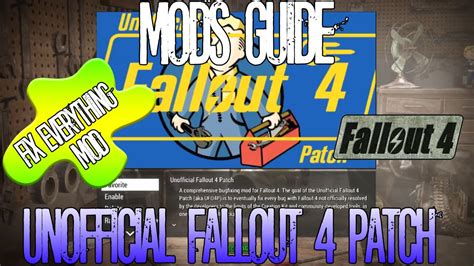 Fallout 4 paint mods.  Unofficial Fallout 4 Patch, Integrated mods.  From b...