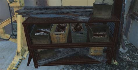 Scavenging tables are practically free. how is that useless? you realize you can scrap all those for parts right? fishing rod has gears, bag of cement gives concrete, you get a crystal, fertilizer etc. Yeah, except 15 settlers scavenging for an hour collect about half as much as I can collect in 10 minutes.. 