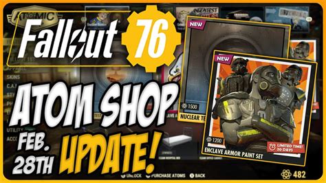 New Fallout 76 Atomic Shop Weekly Update for July 25, 2023