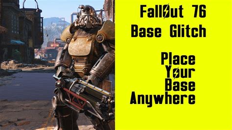 Fallout 76 base glitch.  Waiting is an integral feature in any Fallout game that allows Mar...