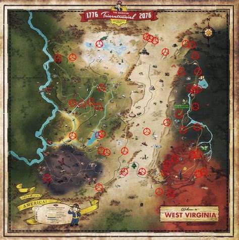 Fallout 76 random encounter map. Random Encounters in Fallout 76 are broken down into seven types (Assault, Camp, Object, Scene, Travel, Mining, and 'Other'). Random encounters are based on ... 