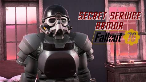 Fallout 76 secret service helmet. Fallout 76 • Additional comment actions. Ultra-light build Secret Service armor limbs. Towards to bottom of the list when you are at Regs Reply Sleek-Sly-Fox 