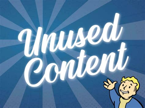 Fallout 76 unused content Fallout Wiki Fandom