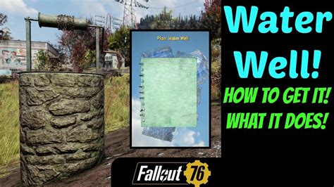 Fallout 76 water well. Things To Know About Fallout 76 water well. 