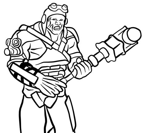 Fallout Coloring Page