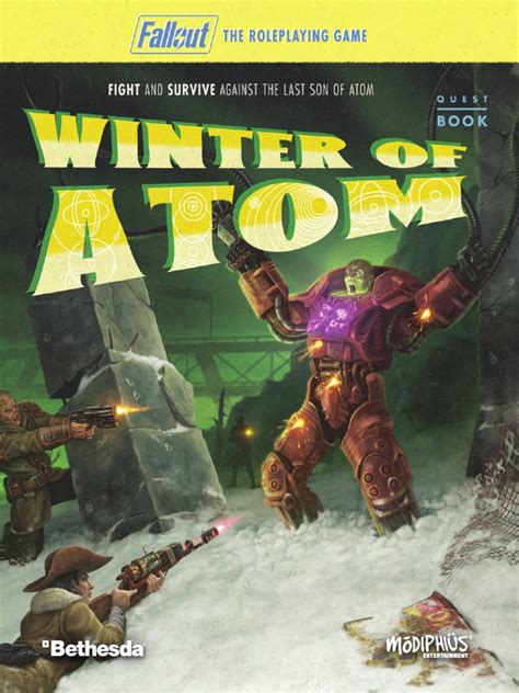 Fallout winter of atom pdf. Enhance your game with new rules for surviving the harsh winter and. gaining reputation with settlements. Learn how to design balanced combat. encounters, and find new rules for surviving defeat, quickly adjusting. an encounter’s difficulty, and creating Minion NPCs. Curious to see how they suggest to design a balanced combat encounter. 