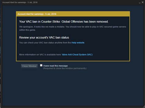 False VAC Bans ARE a Thing! I had Mine Removed : …