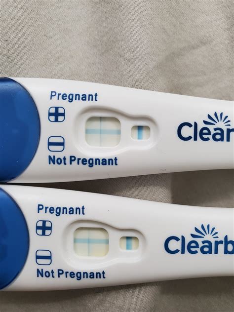 Pregnancy Week 40. Pregnancy Week 41. Pregnancy Week 42. **pic below!so i bought the two pack of cvs brand today. the first test didnt even show any lines at all. so i read reviews on them and they state that they do that or give false positives.i did the second one, and immediately got two dark blue lines. a dye stealer. my period is due today .... 