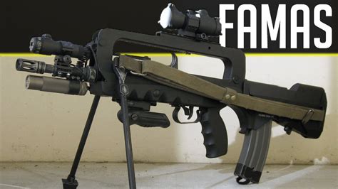 Famas f2. The FR-F2 is an upgrade from the earlier FR F1 sniper rifle. The rifle barrel is thermally shielded along a considerable part of the barrel by a polymer shroud. The barrel is free floated and is equipped with a flash hider. [3] It uses a different bipod-stock configuration from its predecessor, which is built just ahead of the receiver. 