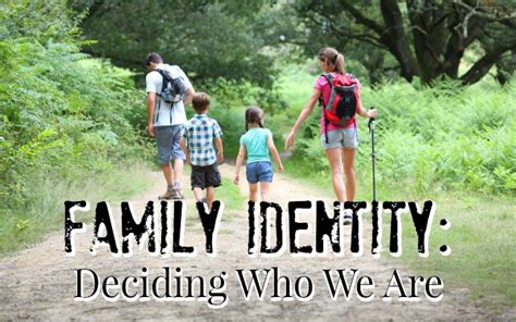 deconstructing familial identity. Therefore, the role of discourse in constructing and maintaining contemporary family identity warrants far greater attention than it has received to date.. 