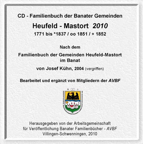 Familienbuch der gemeinden heufeld mastort im banat. - Manuale ford focus 2002 uso e manutenzione.