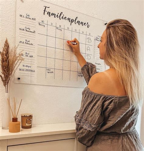 Familienplaner Whiteboard 5 Personen - Etsy