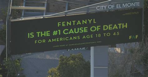 Families Against Fentanyl launches billboard campaign in LA ... - CBS News